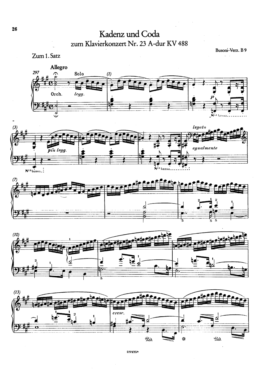 改编莫扎特作品集------(mozart-busoni k488 cadenza)