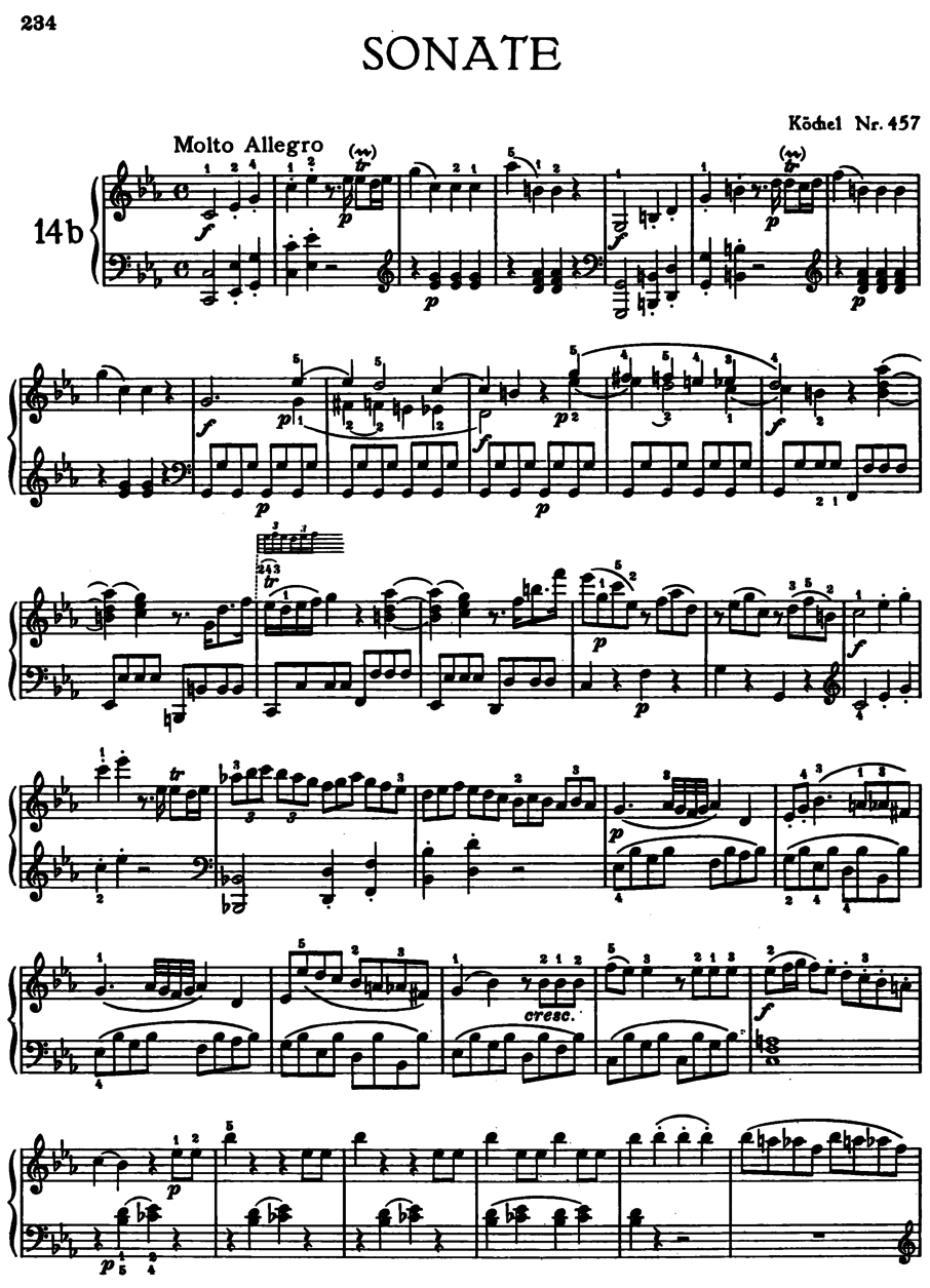 Piano Sonatas K