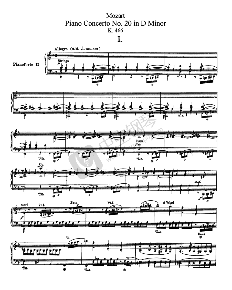 钢琴协奏曲全集Piano Concertos（Mozart - Concerto no 20 K 466 - 2 