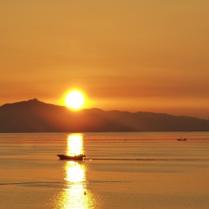 夕阳下的浪漫的钢琴谱
