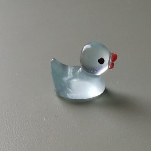 藍色水晶鴨的個人空間