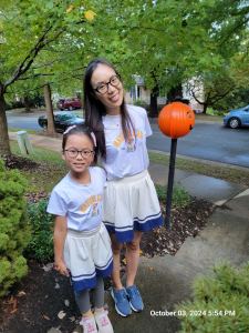 一对母女在美国的个人空间