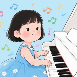 爱弹钢琴的小女孩的钢琴谱