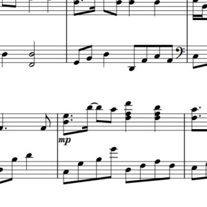 冬季低温的钢琴谱