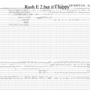 rush  e2Music的钢琴谱