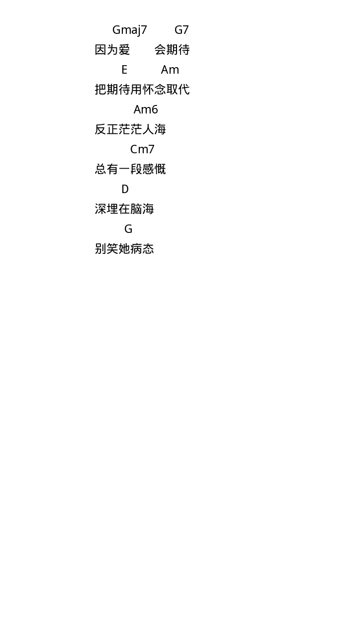 爱瘾吉他谱-弹唱谱-g调-虫虫吉他