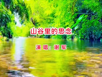 山谷里的思念(三步踩)-钢琴谱