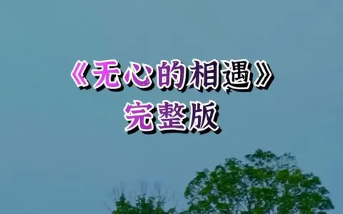 无心的相遇(DJ默涵版)-钢琴谱