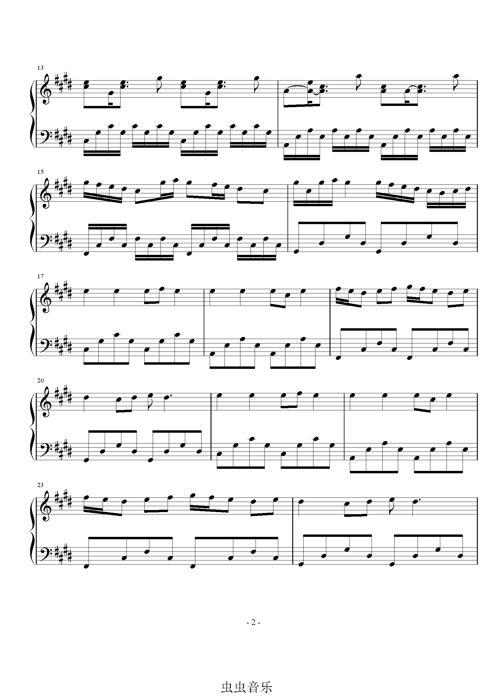 painless destiny--october钢琴谱-shiryee-虫虫乐谱