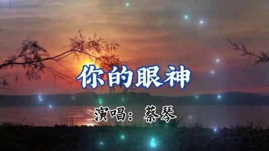 你的眼神(电萨版)-钢琴谱