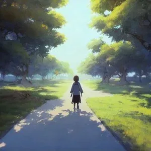 清晨我们踏上小道-钢琴谱