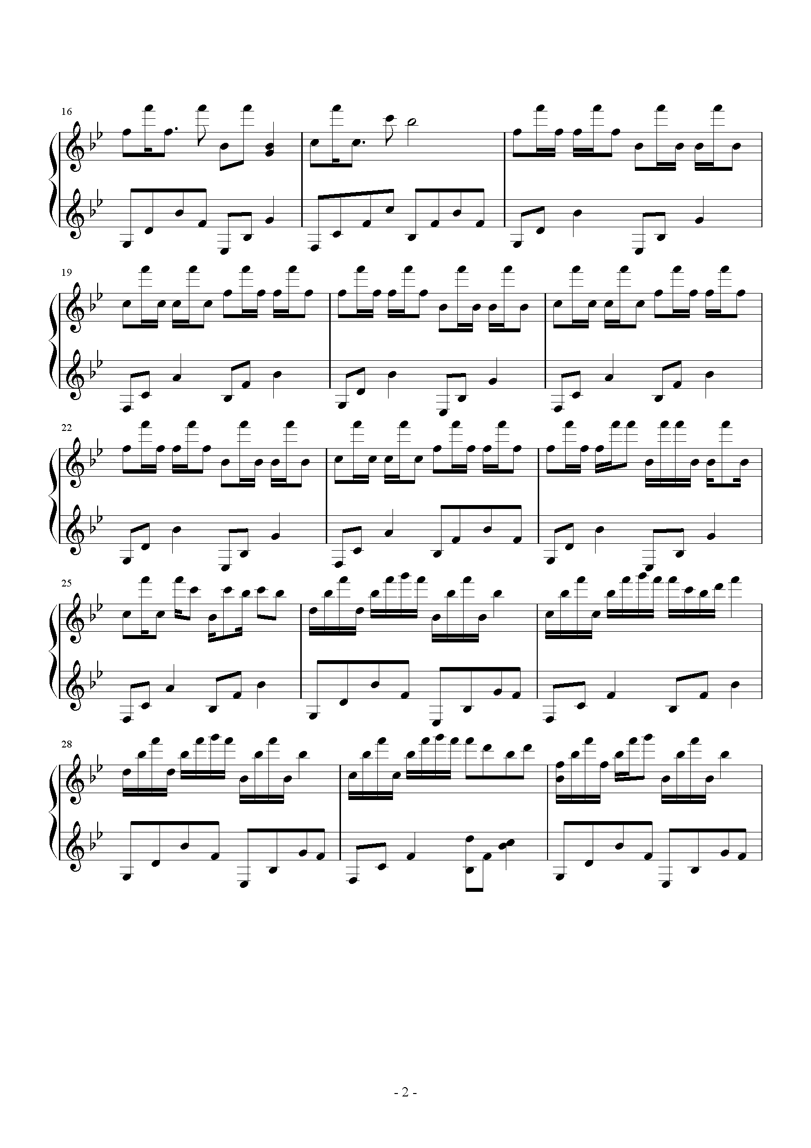 夏style钢琴谱-fenggh46-虫虫乐谱