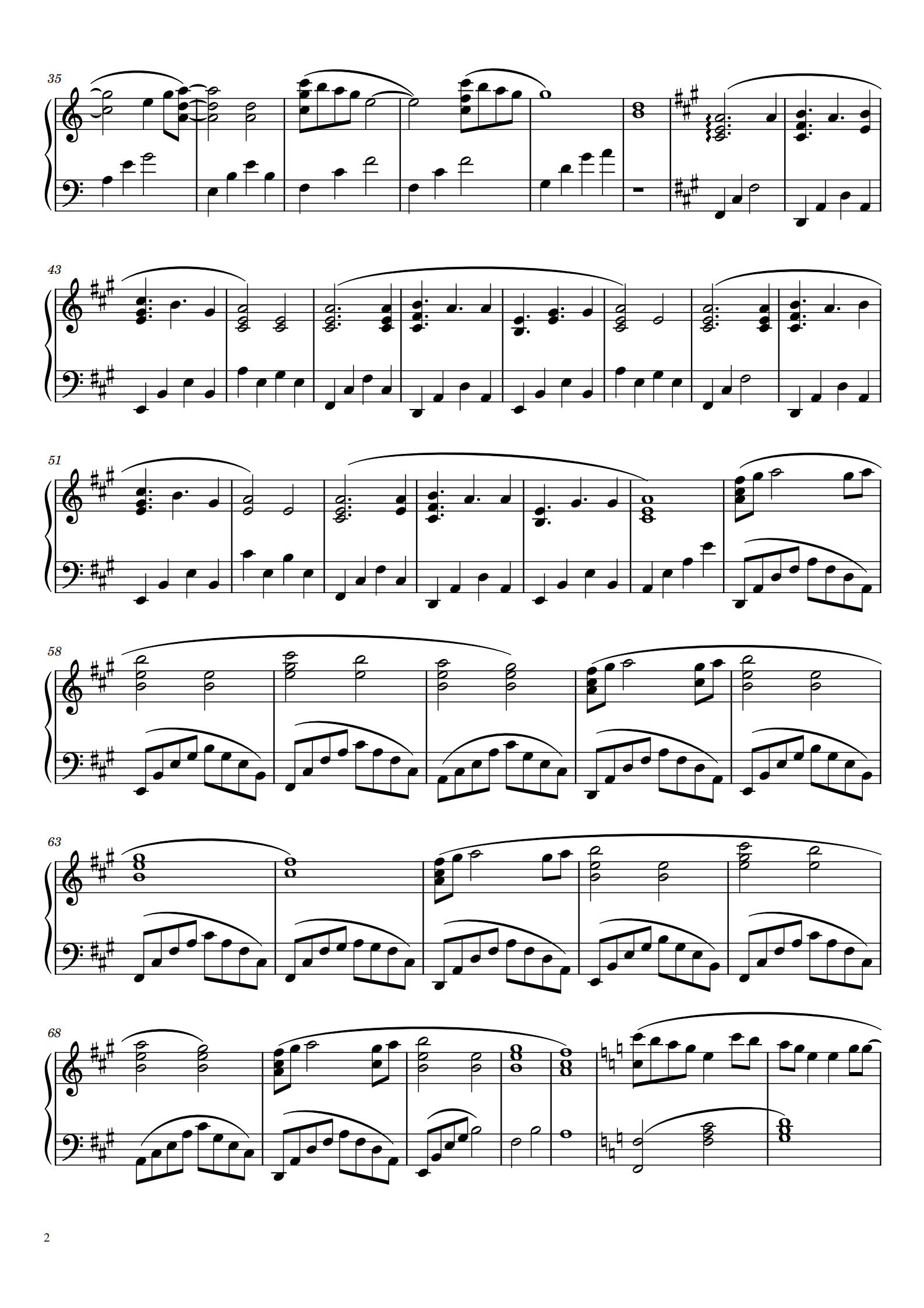 dearest钢琴谱-蓬莱人形firebird7-虫虫乐谱