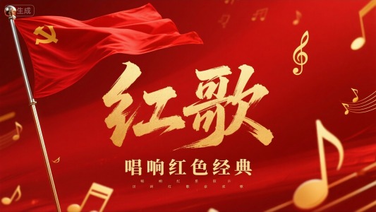红歌四联奏-钢琴谱
