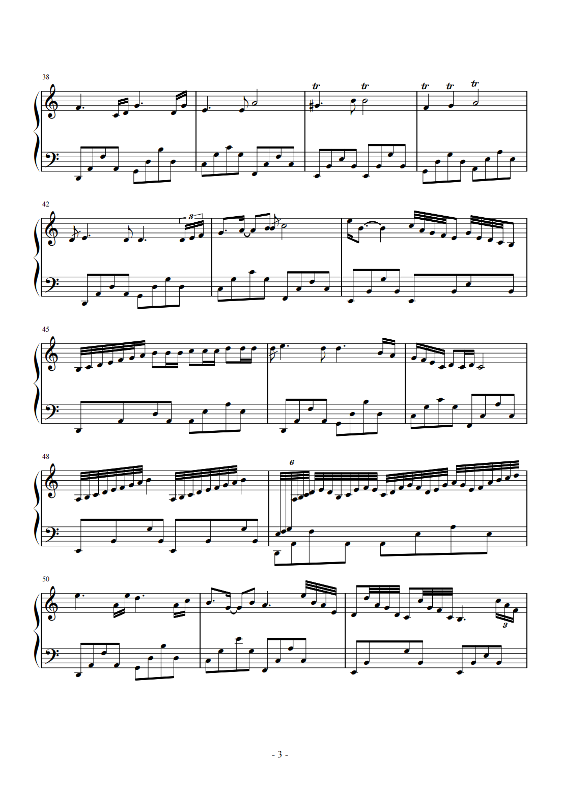 《冷雨夜》完整版钢琴谱-c调-虫虫乐谱