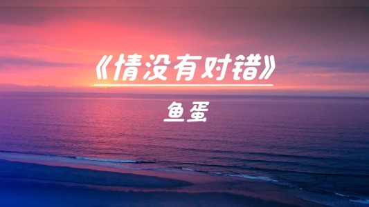 情没有对错-钢琴谱