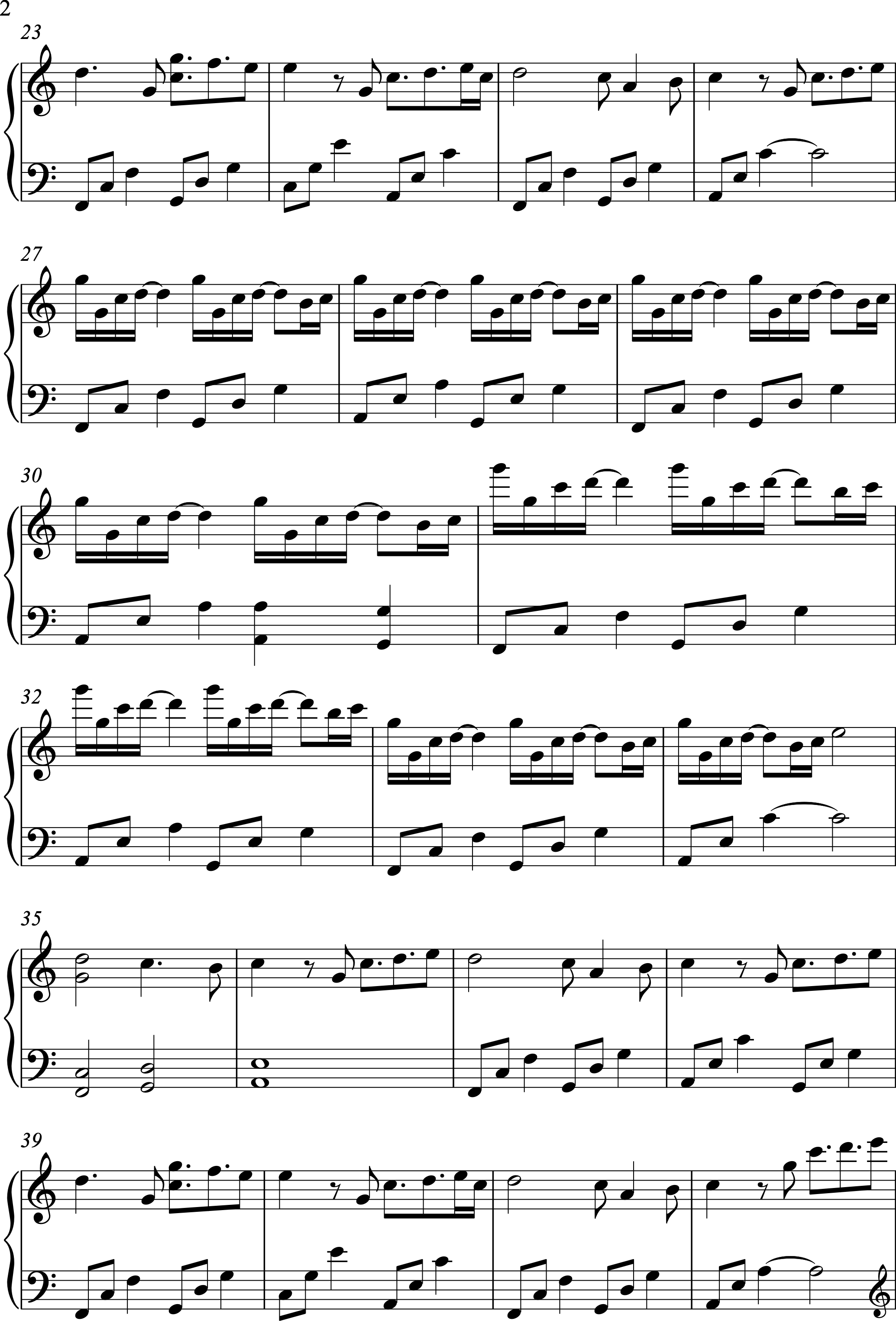 晚风-伴奏C调完整版