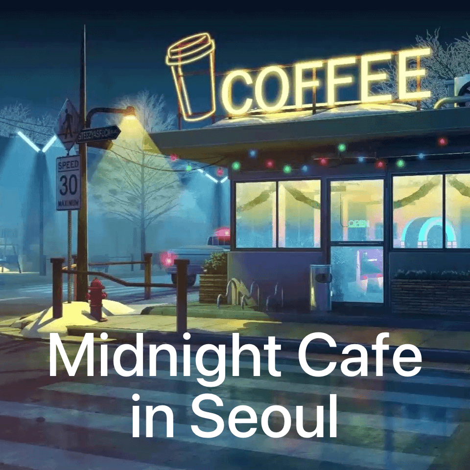 Midnight Cafe in Seoul钢琴简谱 数字双手