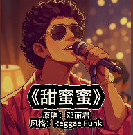 甜蜜蜜(雷鬼+Funk版)-钢琴谱