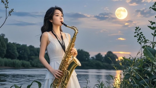 在那银色月光下(萨克斯)-钢琴谱