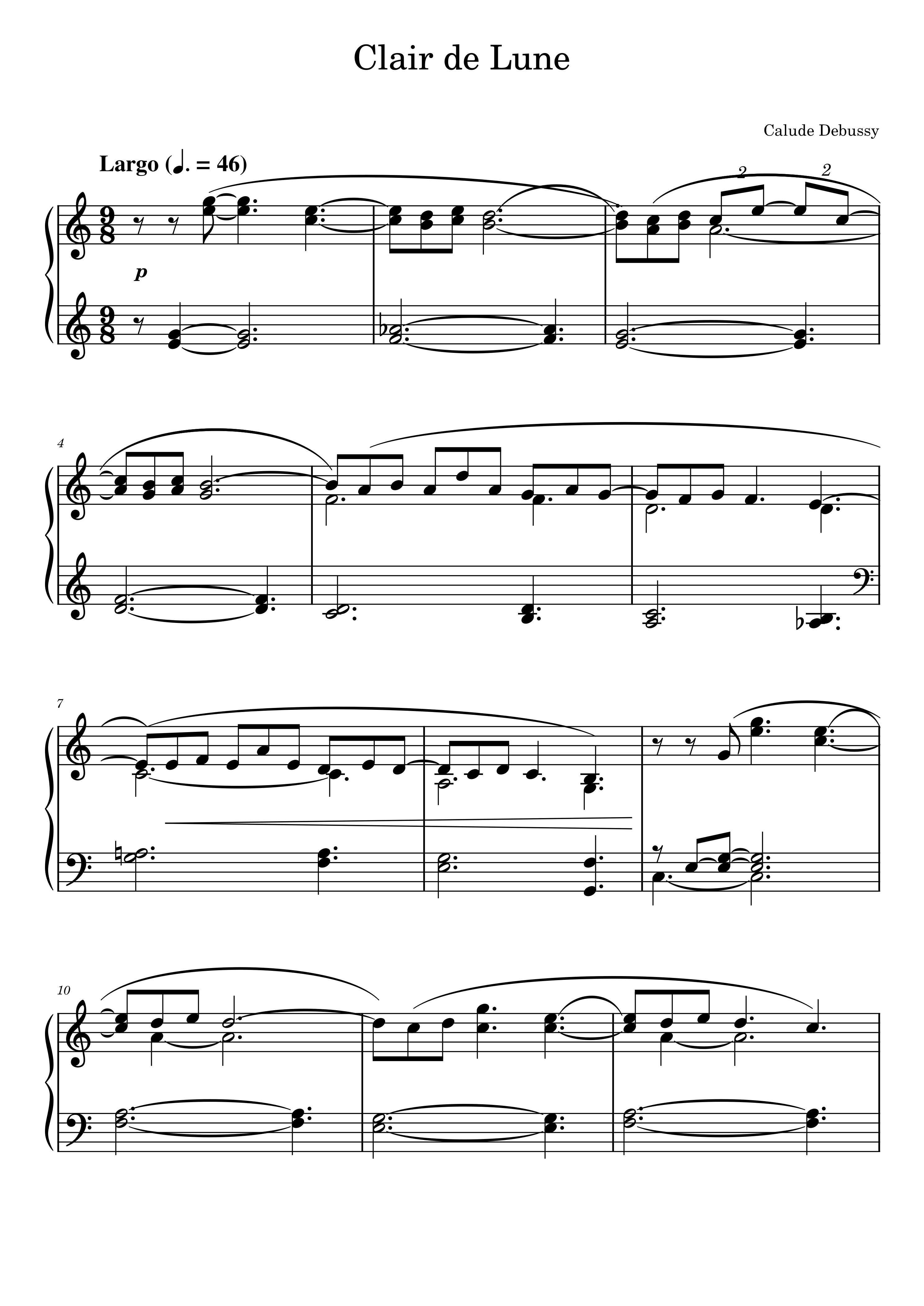 德彪西月光钢琴谱pdf图片
