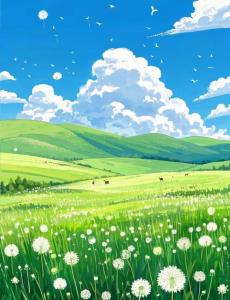 再画草原-钢琴谱
