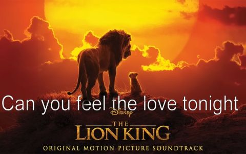 Can You Feel The Love Tonight-钢琴谱