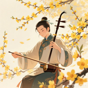 迎春(京胡独奏)-钢琴谱
