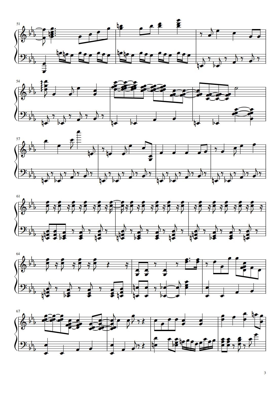 カミイロアワセ（《弹丸论破3 -The End of 希望峰学园 绝望篇》op）钢琴谱