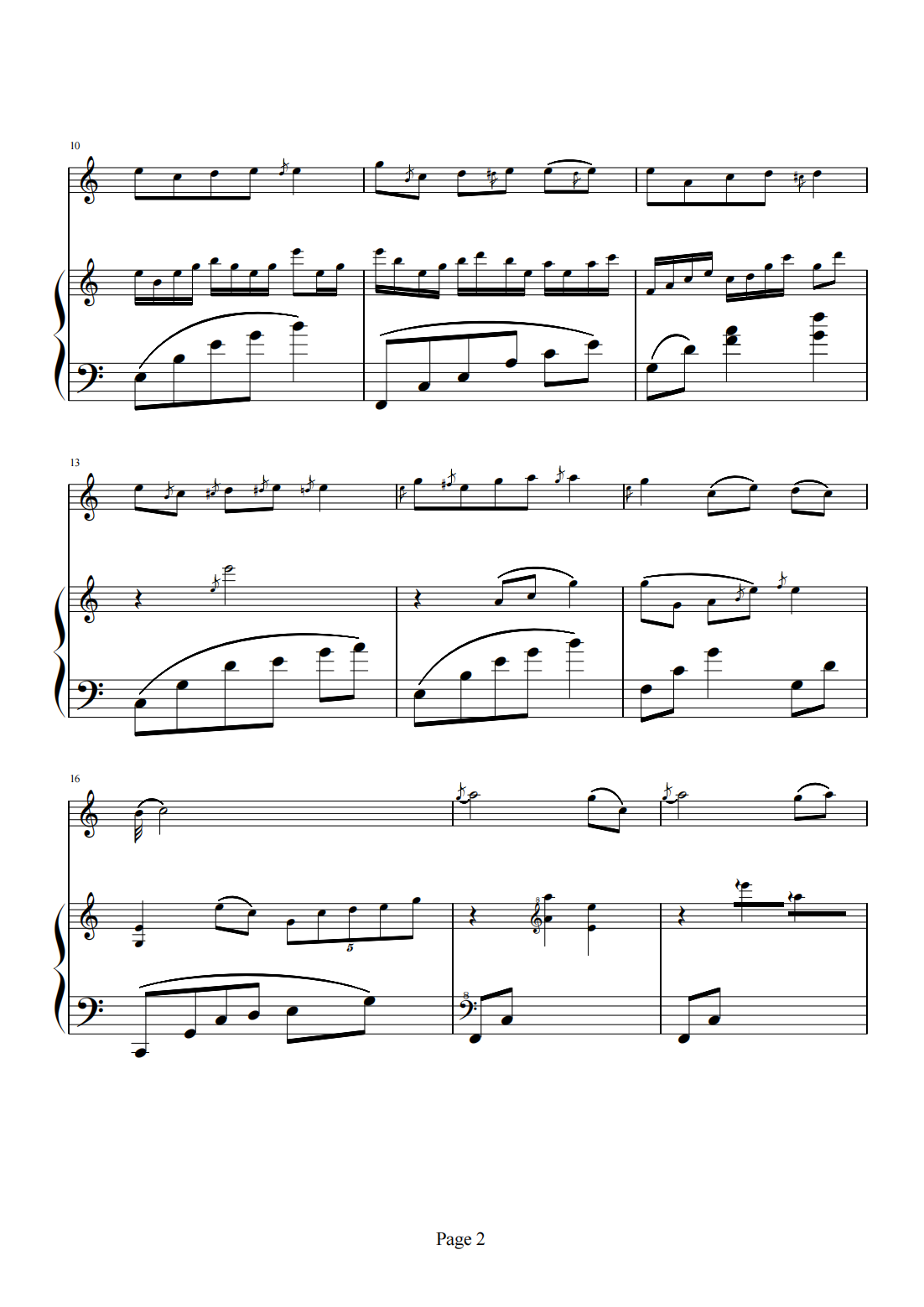 月光下的凤尾竹