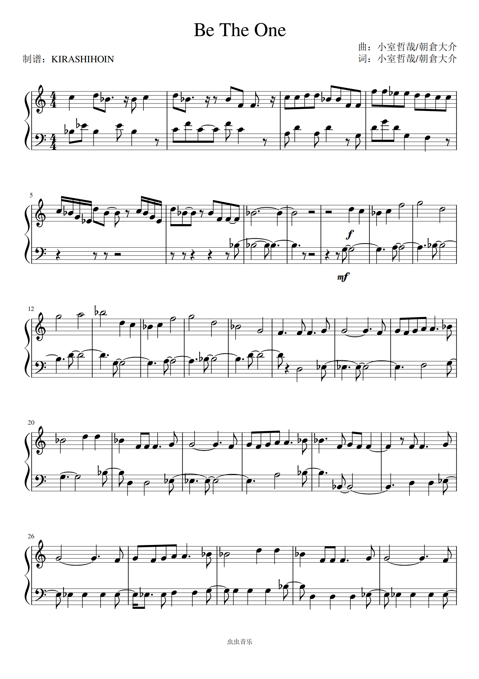 JustiΦs-假面骑士555主题曲双手简谱预览1-钢琴谱文件（五线谱、双手简谱、数字谱、Midi、PDF）免费下载