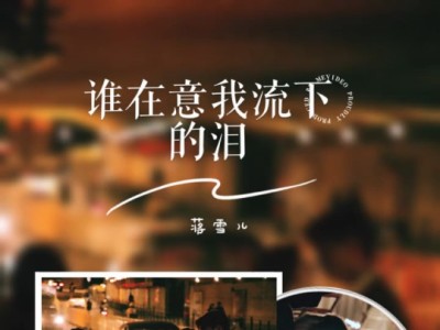 谁在意我流下的泪-钢琴谱
