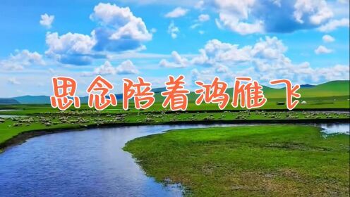 思念陪着鸿雁飞-钢琴谱
