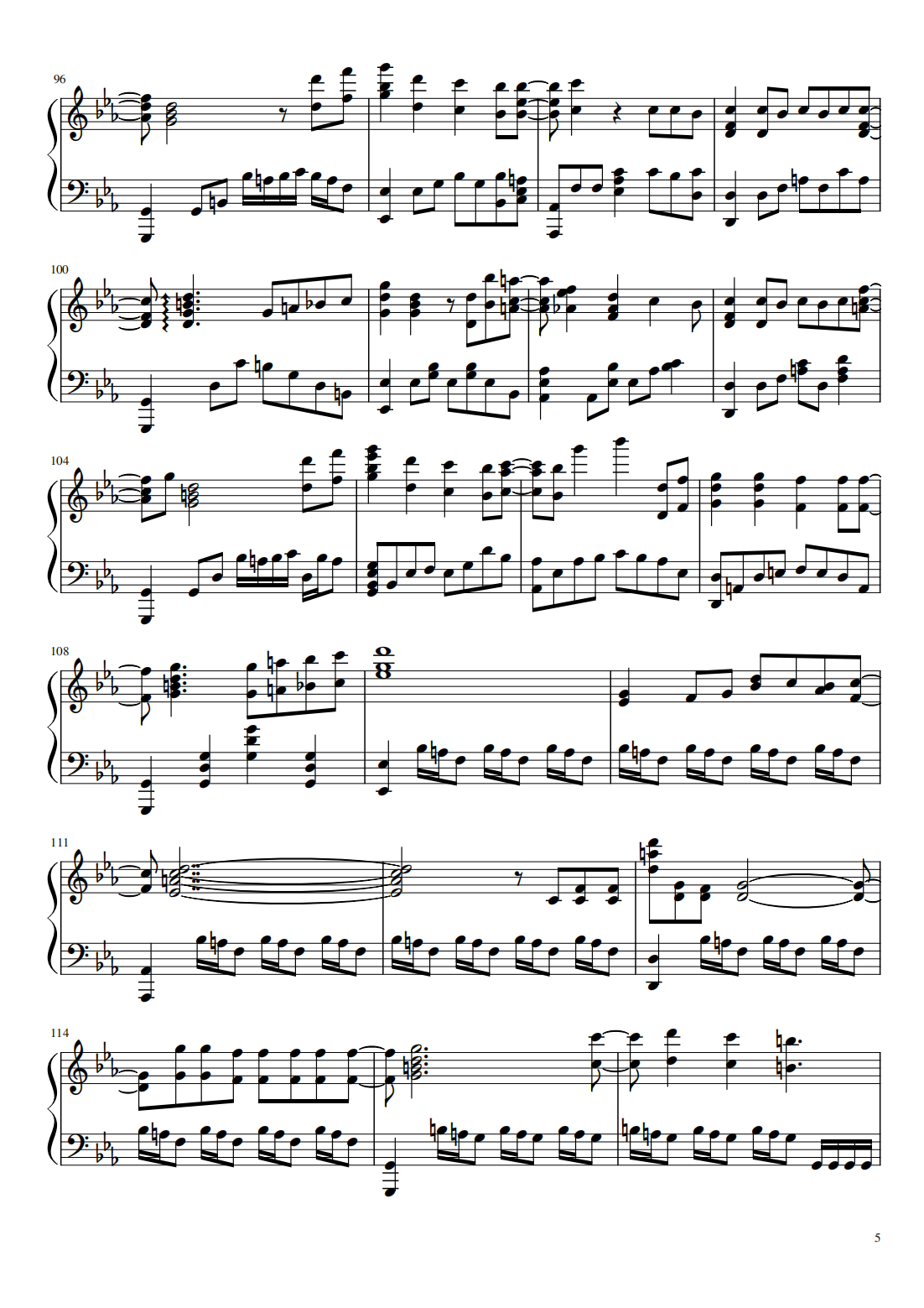 カミイロアワセ（《弹丸论破3 -The End of 希望峰学园 绝望篇》op）钢琴谱