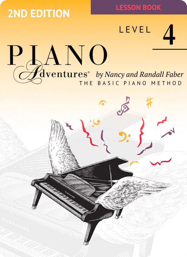 Piano Adventures Performance Book Level4 （Lesson Book）（菲伯尔英文版）钢琴谱