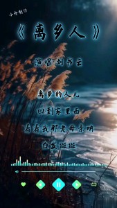 离乡人-钢琴谱