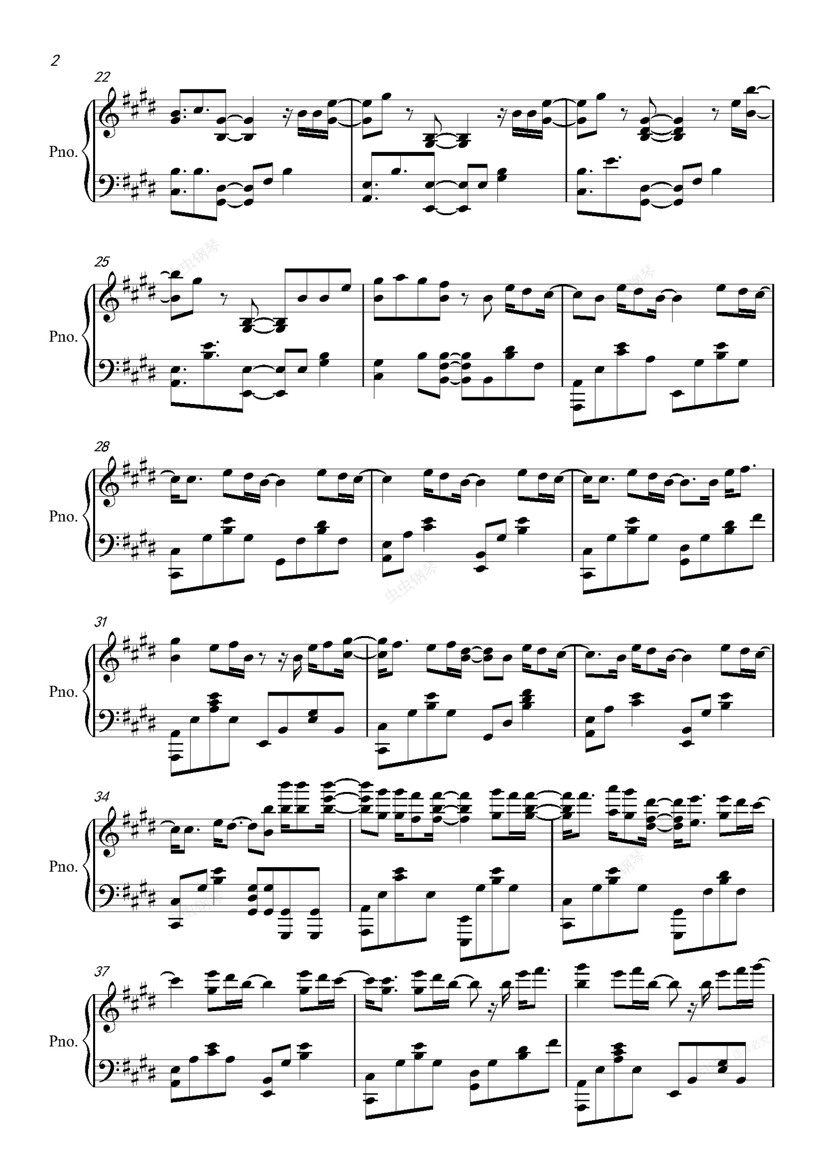 home【完美独奏版】,coming home【完美独奏版】钢琴谱,coming home