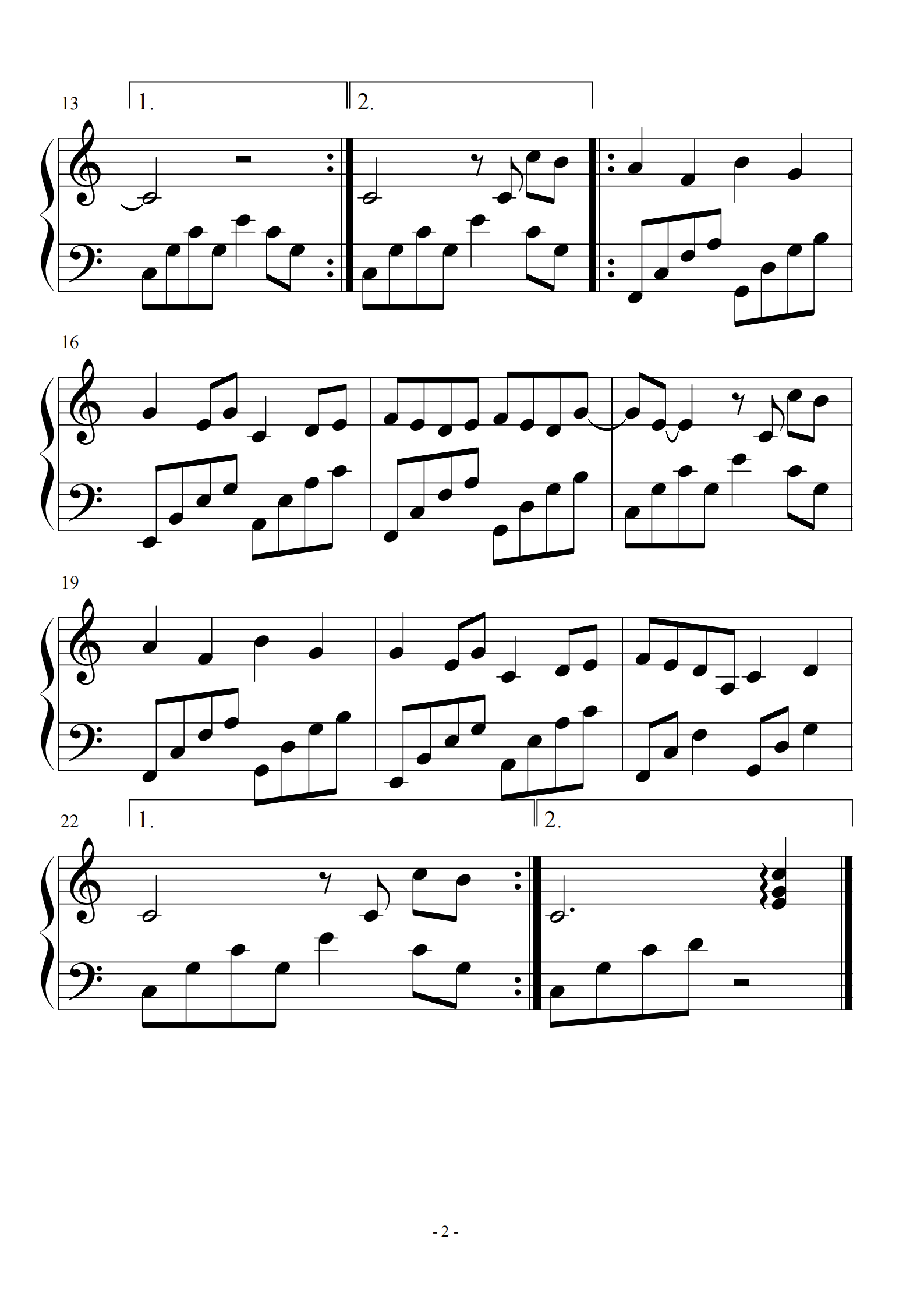 鸽子-徐秉龙c调简易版钢琴谱-虫虫乐谱