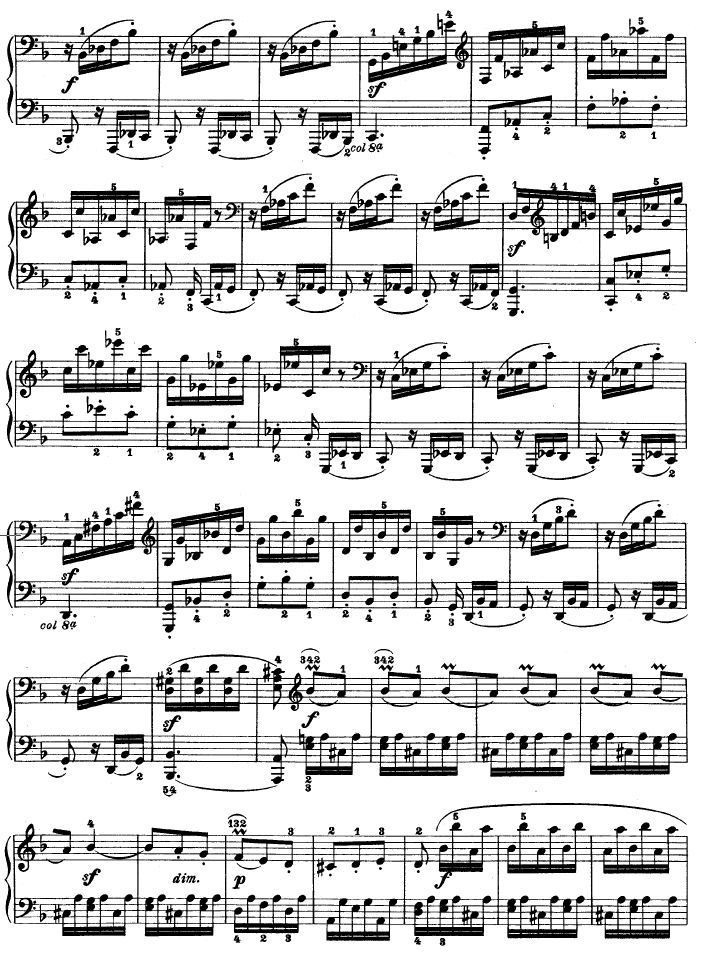 暴风雨-d小调第十七钢琴奏鸣曲 - op.31—2
