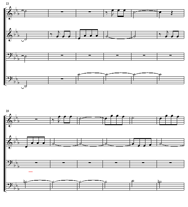 命运交响曲 -（钢琴4手联弹）