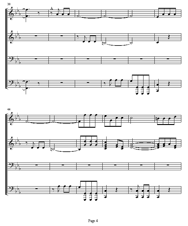 命运交响曲 -（钢琴4手联弹）