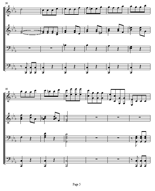 命运交响曲 -（钢琴4手联弹）