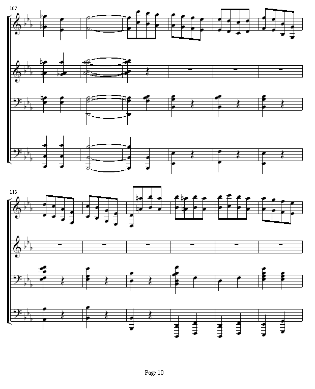 命运交响曲 -（钢琴4手联弹）