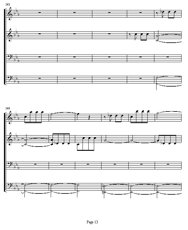 命运交响曲 -（钢琴4手联弹）