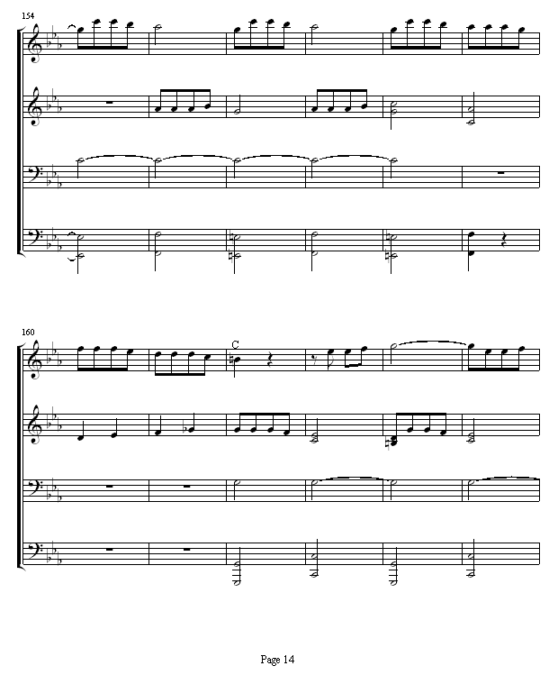 命运交响曲 -（钢琴4手联弹）