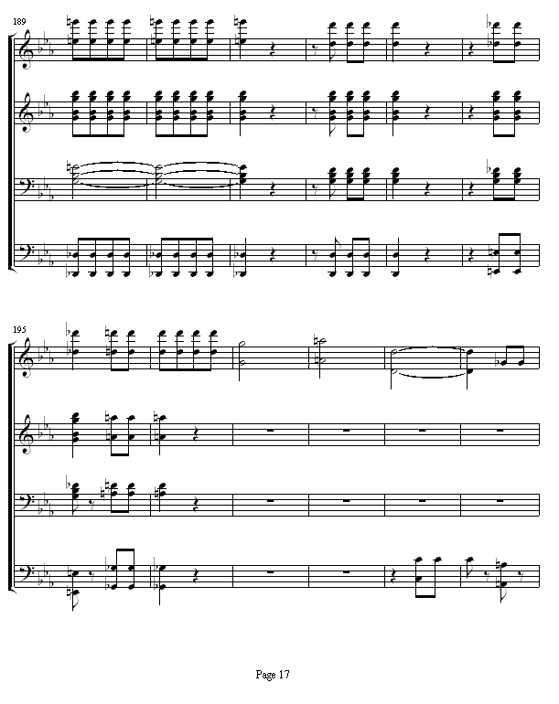 命运交响曲 -（钢琴4手联弹）