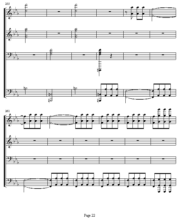 命运交响曲 -（钢琴4手联弹）