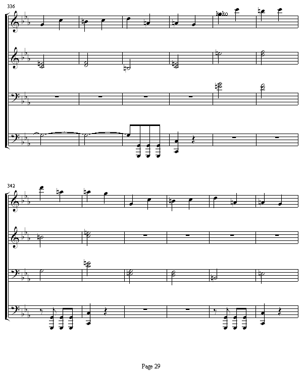 命运交响曲 -（钢琴4手联弹）