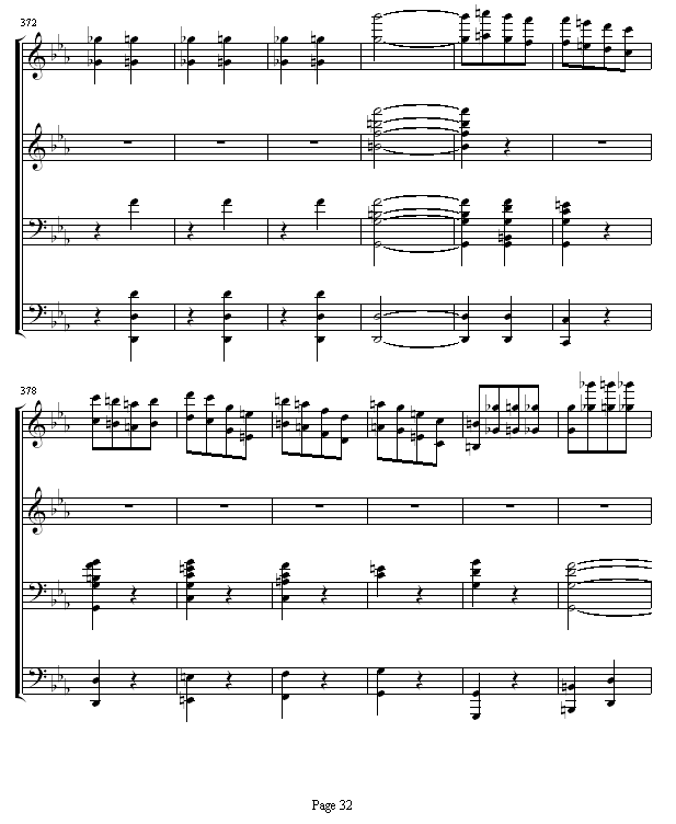 命运交响曲 -（钢琴4手联弹）