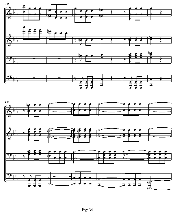 命运交响曲 -（钢琴4手联弹）